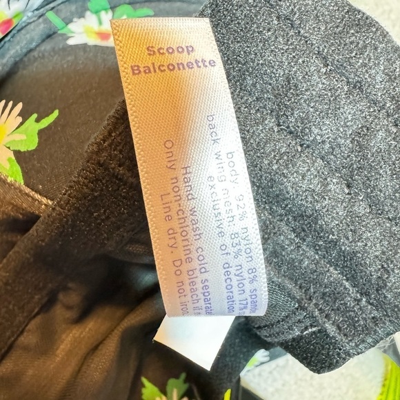 Cacique Scoop Balconette Daisy Print Bra - Picture 9 of 9